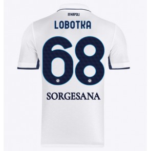 SSC Napoli Stanislav Lobotka #68 Replika Udebanetrøje 2024-25 Kortærmet